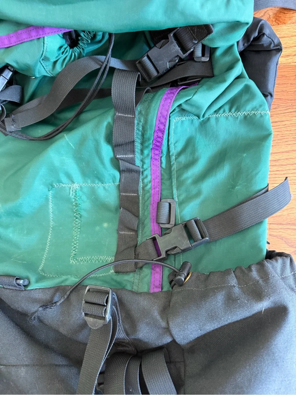 MEI Vintage Made in USA Hiking Outdoors Backpack with Daypack XL